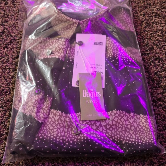 Eton X The Beatles Paul McCartney Get Back Silk Shirt - Picture 14 of 15